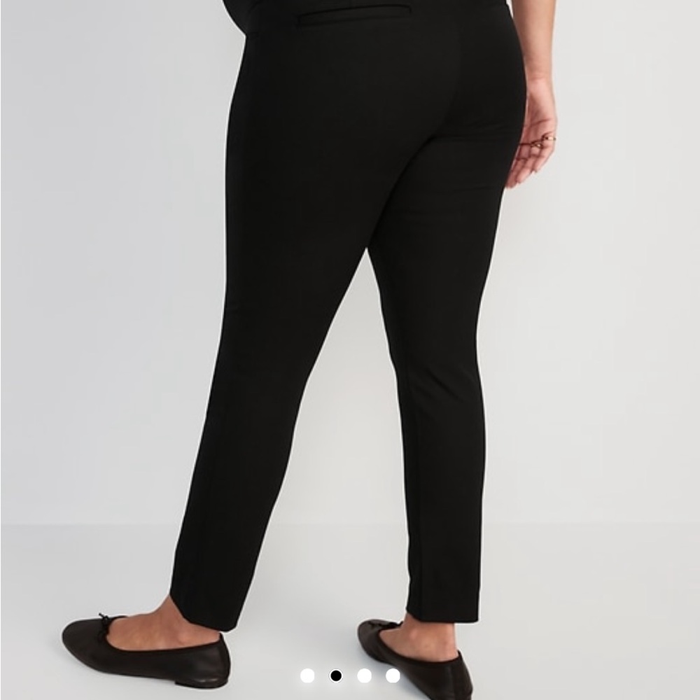 Maternity Pixie Ankle Black Women's Pants - Picture 2 of 4